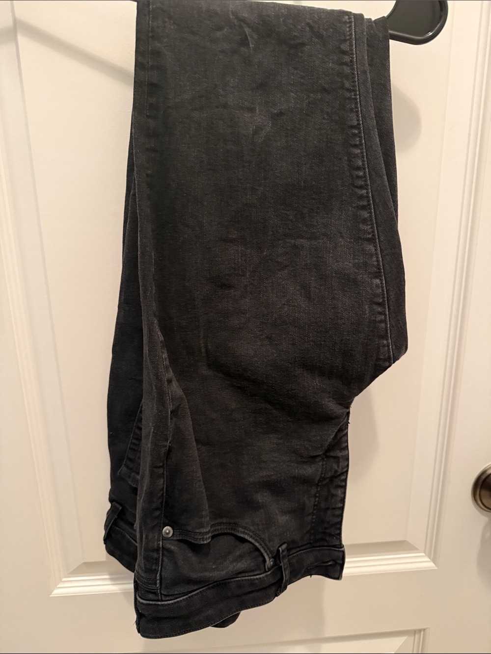 LOFT Black Stretch Denim Pants